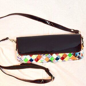 Nahui Ollin colorful shoulder purse
